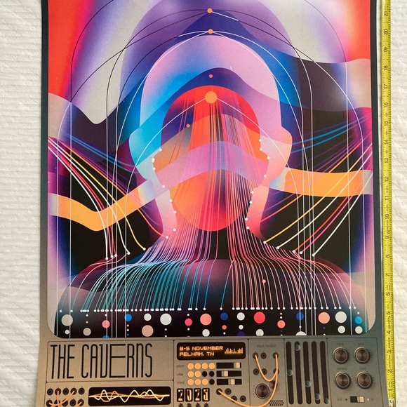 2023 Pretty Lights Caverns VIP Poster - Picture 5 of 11